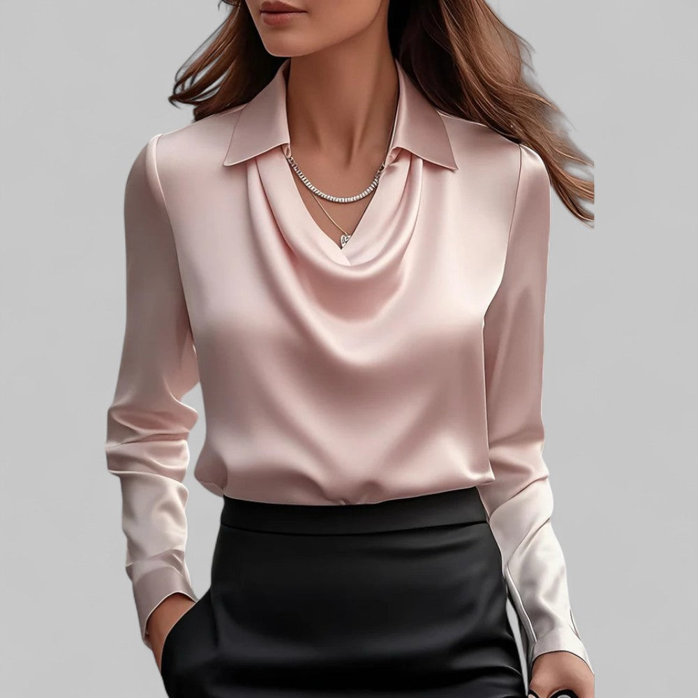 Isabella™ | Elegant satinbluse