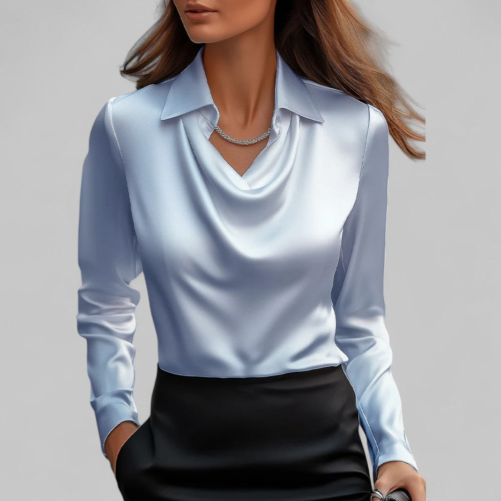 Isabella™ | Elegant satinbluse
