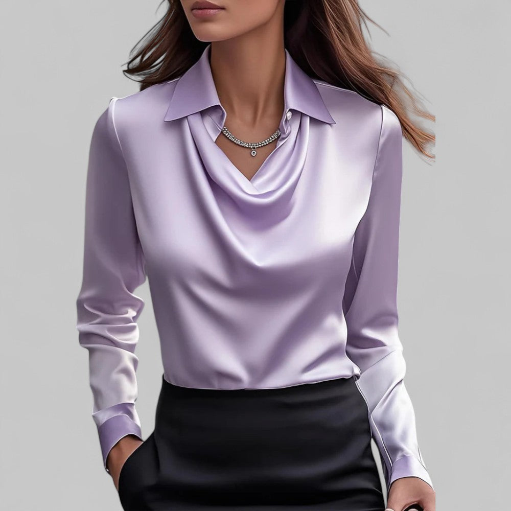 Isabella™ | Elegant satinbluse