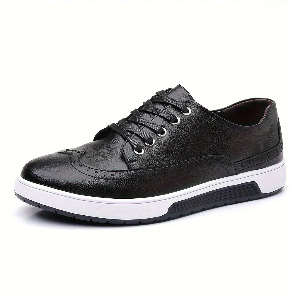 Afslappede lædersko til hverdagsbrug