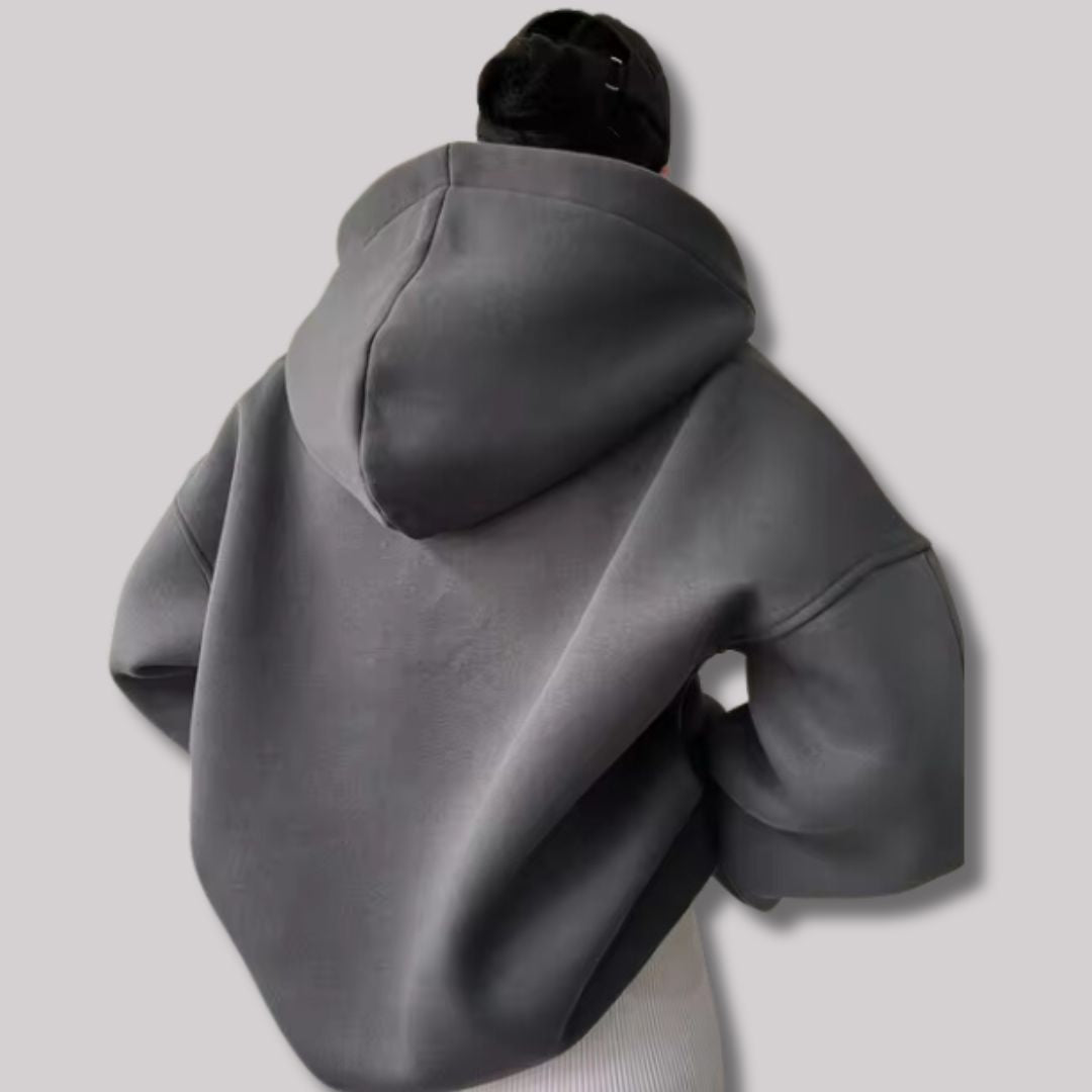 Nicoline | Chic Vinterhættetrøje for Stilfuld Komfort